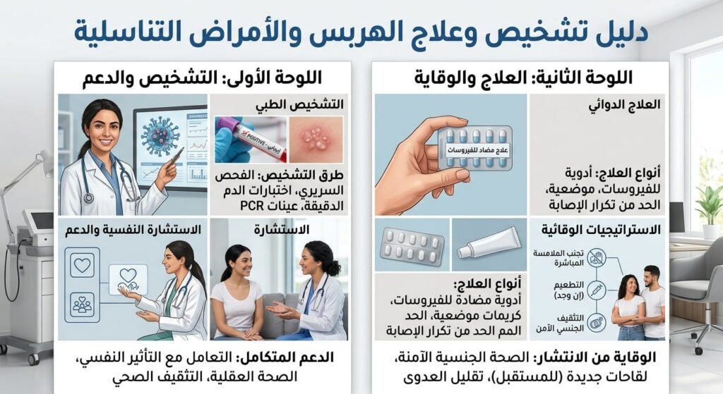 تشخيص وعلاج الهربس والأمراض التناسلية 1